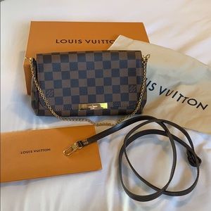 Louis Vuitton Favorite PM bag in Damier Ebene